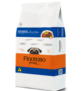 Finotrato Prime Carne e Arroz Cães Adultos de Raças Pequenas e Médias