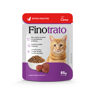 Finotrato Sachê Gatos Adultos Sabor Carne