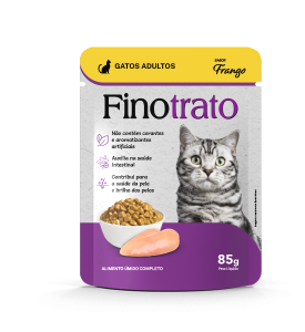 Finotrato Sachê Gatos Adultos Sabor Frango