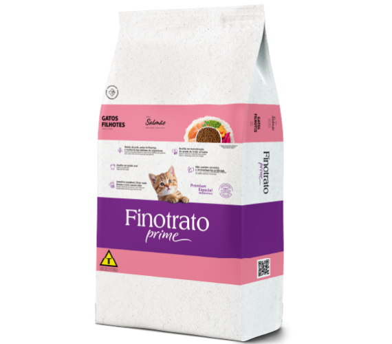 Finotrato Prime Salmão Gatos Filhotes