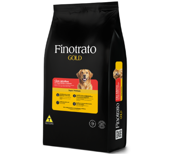 Finotrato Gold Cães Adultos de Raças Médias e Grandes