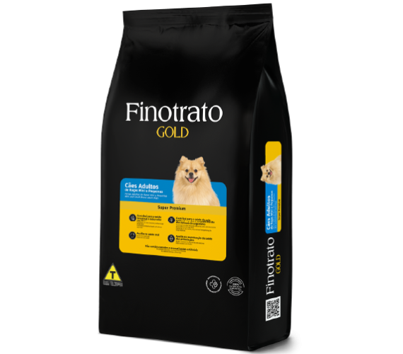 Finotrato Gold Cães Adultos de Raças Mini e Pequenas
