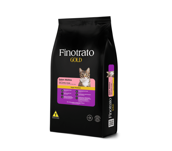 Finotrato Gold Salmão e Frango Gatos Adultos